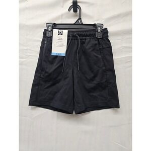 Member's Mark Boys Tech Shorts Black Size S 6/7 Elastic Waist C51333